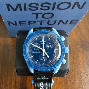 Swatch X Omega Moonswatch Mission To The Neptune Watch